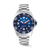 Orologio Lorenz Aquitania 1000 Metri Acciaio Quadrante Madreperla Blu