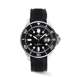 Lorenz Easy Time Sport 030263AA – Quarzo Miyota, 43 mm, 100M, Quadrante Nero e Cinturino in Gomma