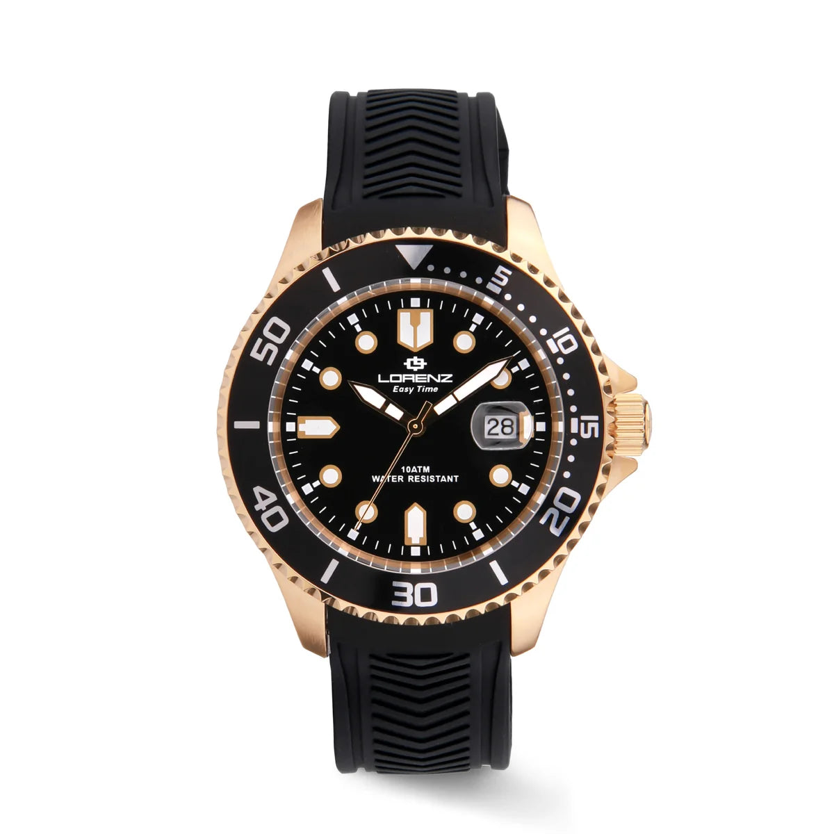 Orologio Lorenz EASY TIME SPORT Black Cassa Oro