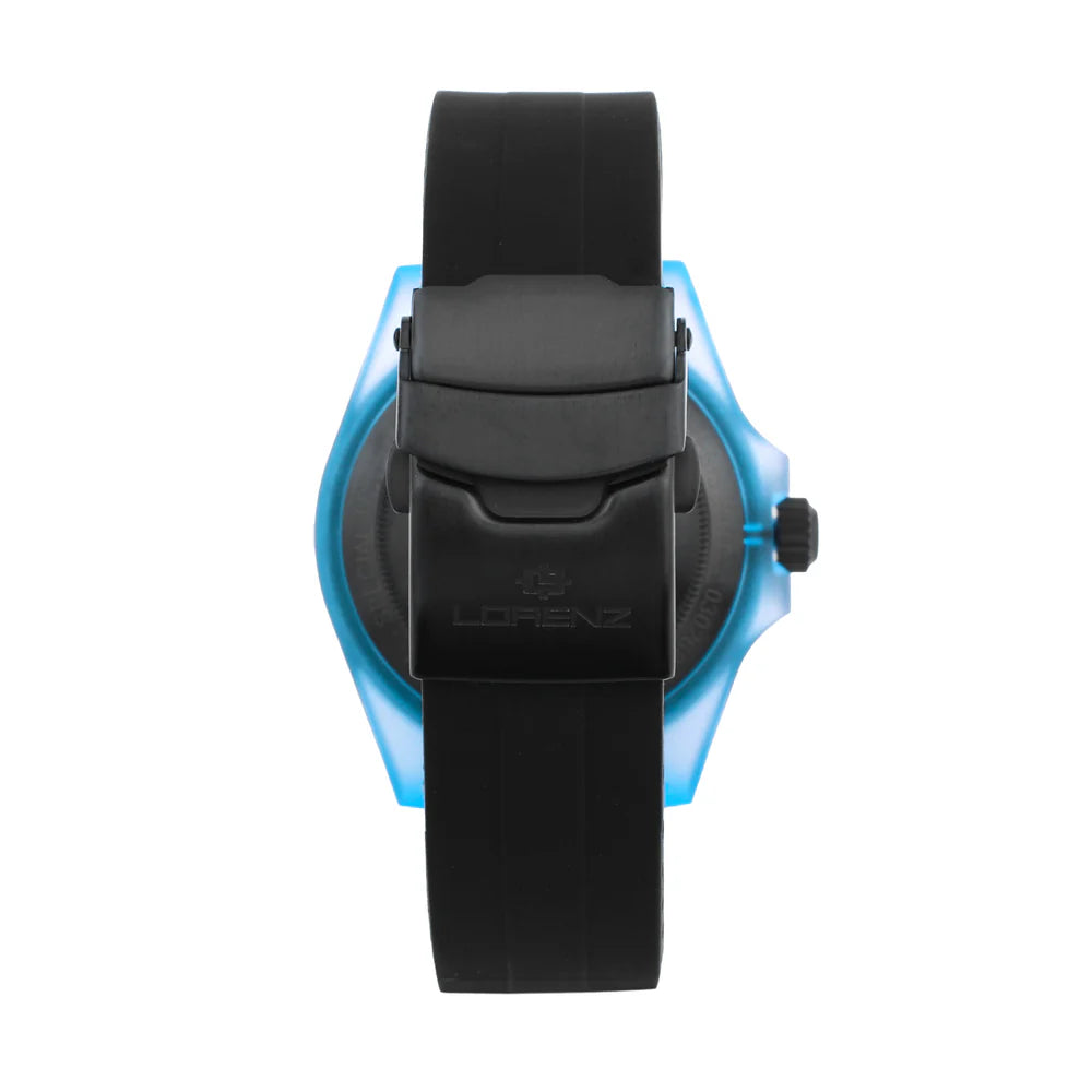 Orologio Lorenz Ocean Club MIssion Blue Caucciù Nero