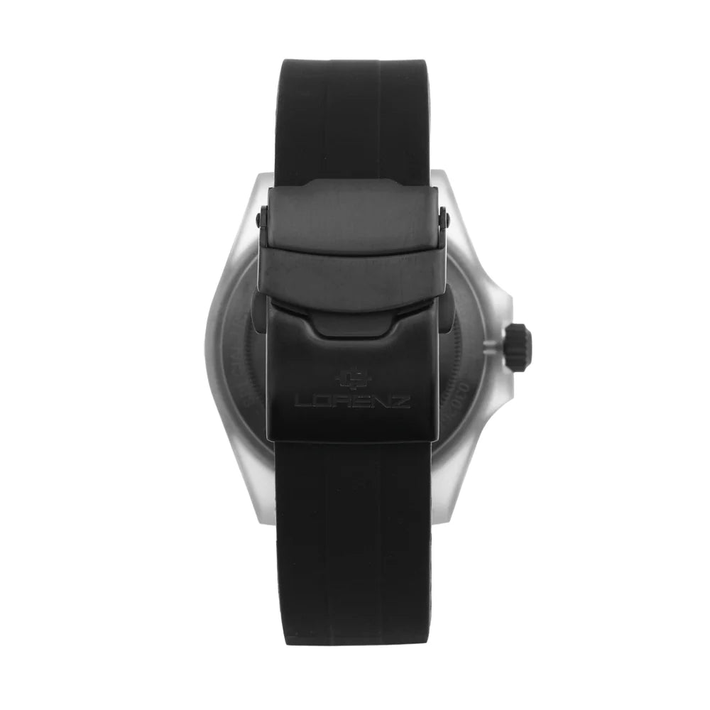 Orologio Lorenz Ocean Club Gray Whale Caucciù Nero