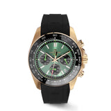 LORENZ DI300 CHRONOGRAPH 030274YG – CRONOGRAFO 300 METRI ACCIAIO IP ORO ROSA QUADRANTE VERDE