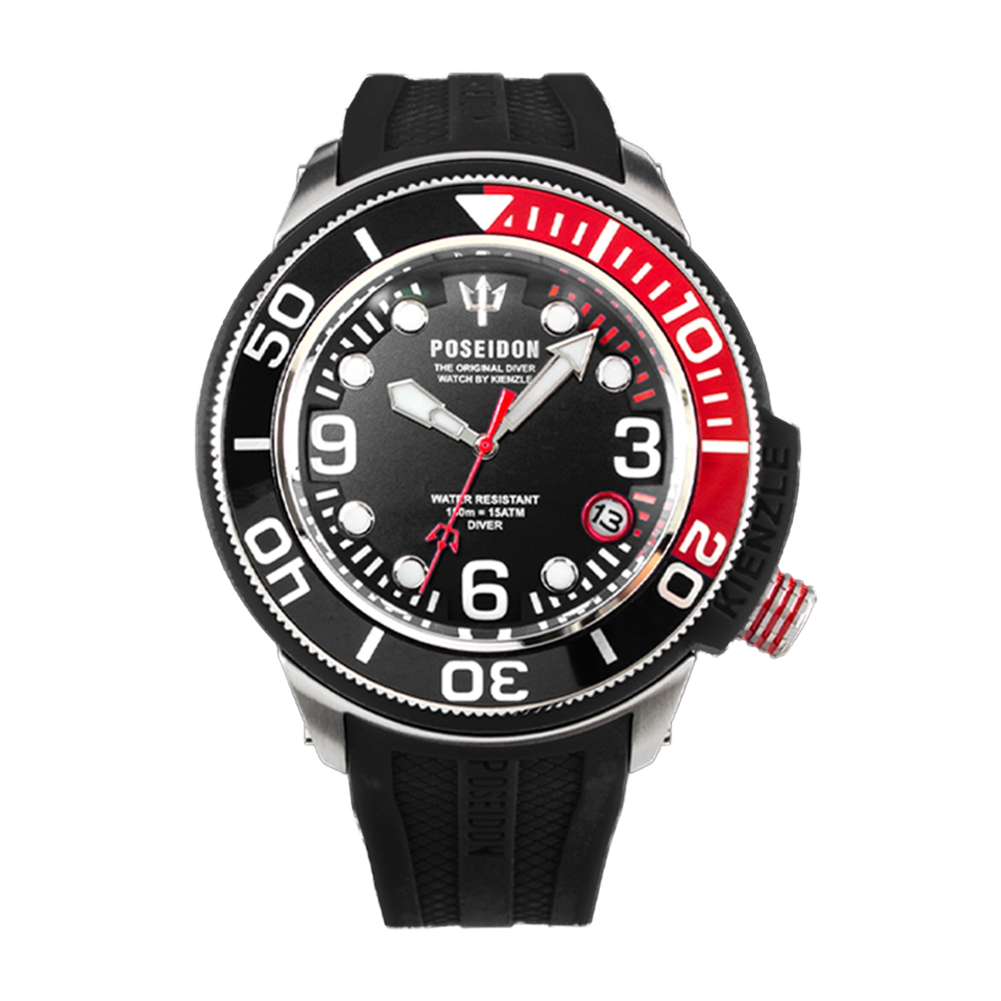 KIENZLE POSEIDON 23 – Orologio Subacqueo 45mm Acciaio | Miyota 2115 15 ATM