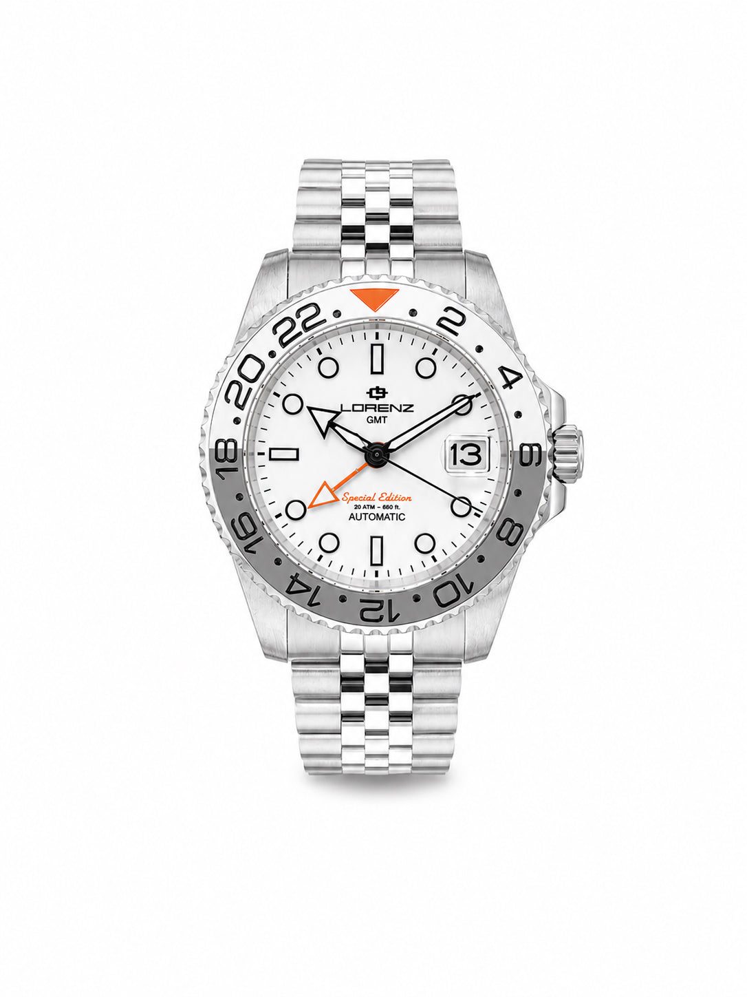 Lorenz GMT Automatico – Special Edition con Ghiera in Ceramica Bicolore