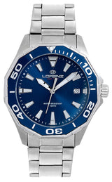 Lorenz Easy Time Acciaio Quadrante Blu