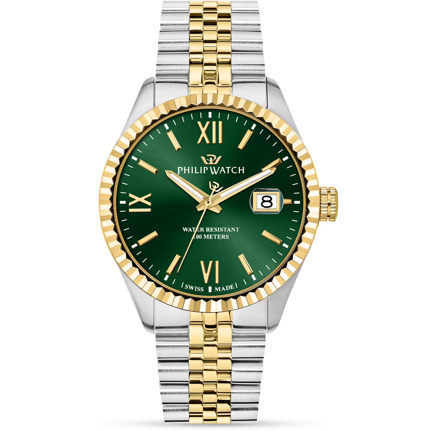 OROLOGIO PHILIP WATCH CARIBE BICOLORE QUADRANTE VERDE
