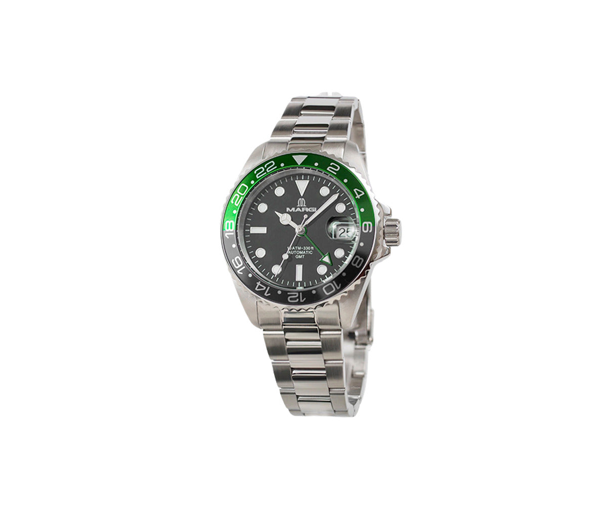 Orologio Margi GMT Sprite Acciaio