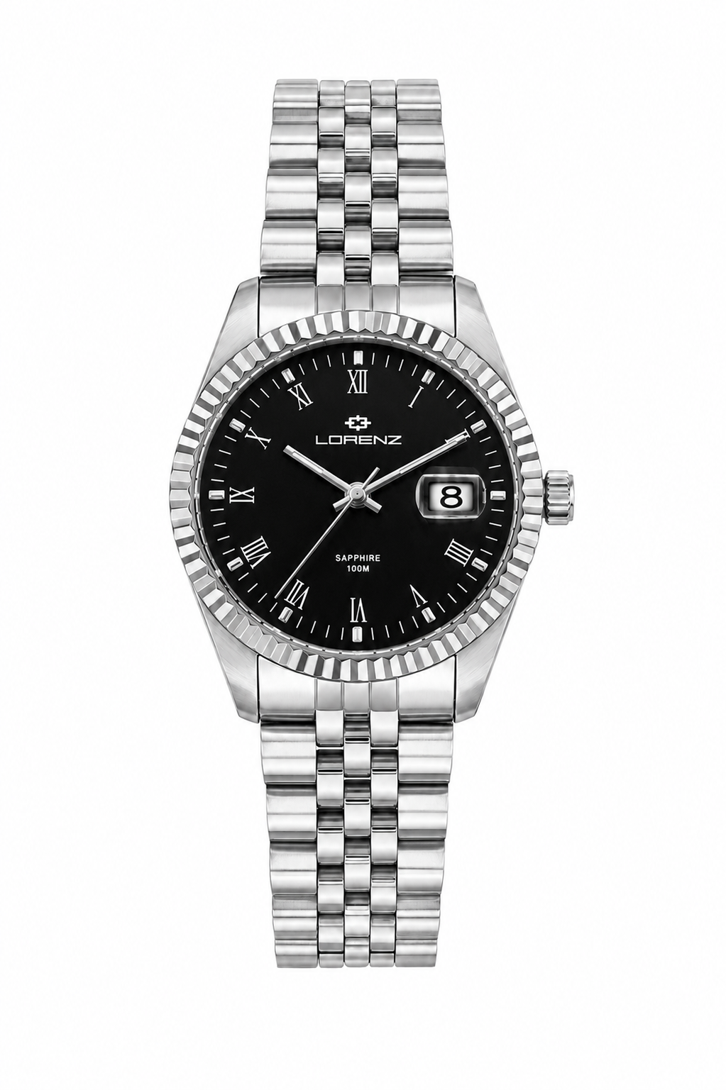Orologio Lorenz Ginevra Silver Quadrante Nero 32mm Quarzo