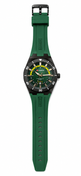 Orologio Curren Caucciù Verde Quarzo