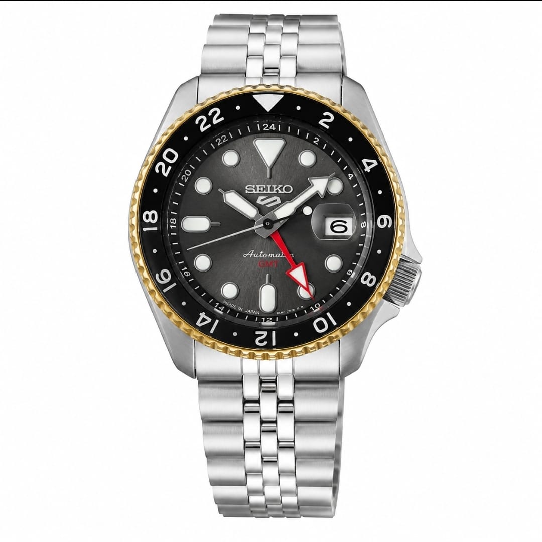 Seiko 5 Sports GMT Auto Men's Grey Watch SSK021K1