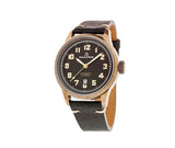 Orologio uomo Margi Bronzo Vintage Cinturino Pelle Automatico