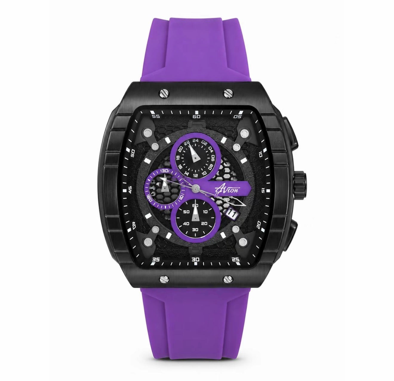 Avion Chronograph Red Racing – Cronografo Sportivo con Data e Cassa Nera