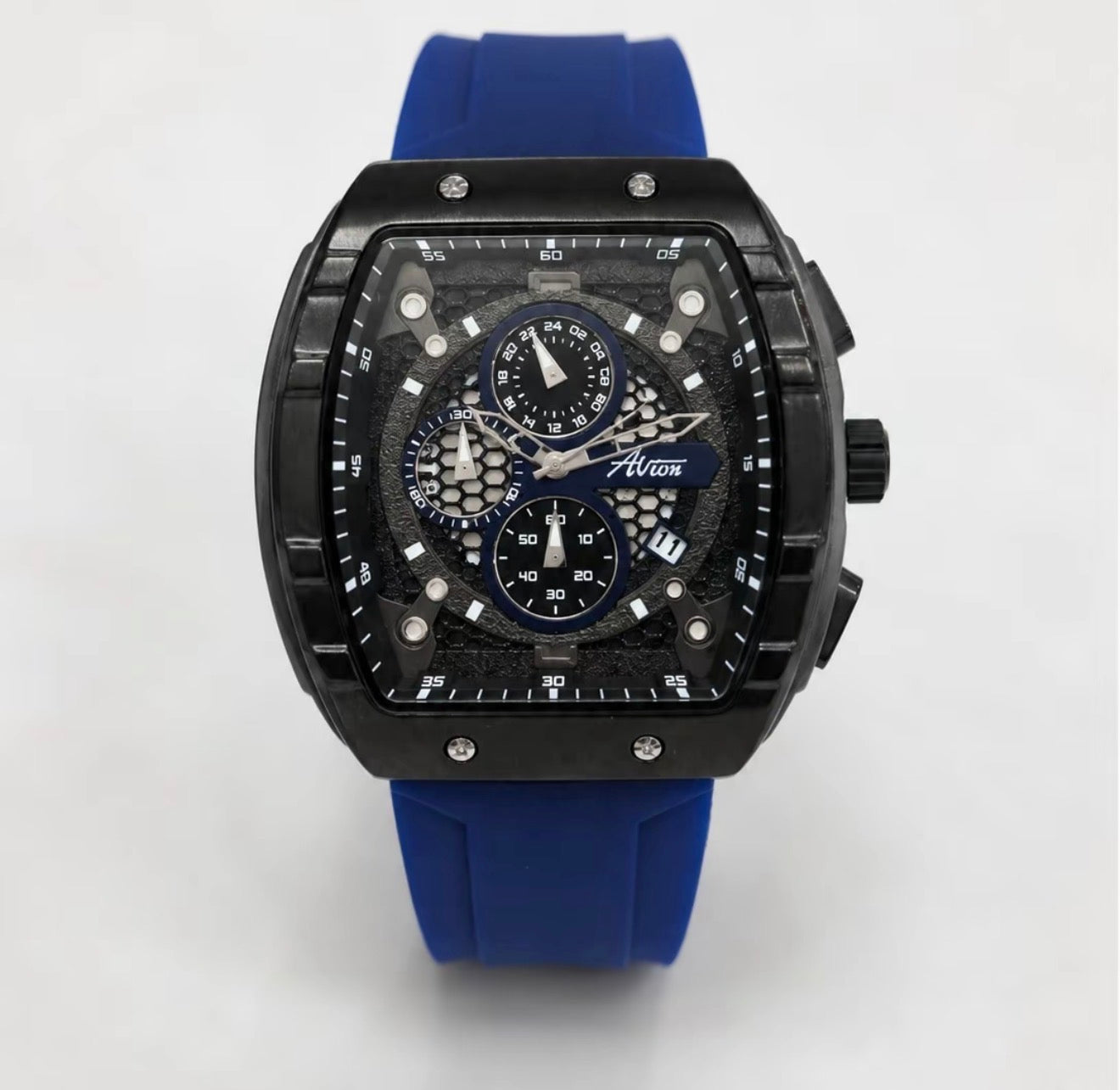 Avion Chronograph Red Racing – Cronografo Sportivo con Data e Cassa Nera