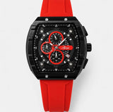 Avion Chronograph Red Racing – Cronografo Sportivo con Data e Cassa Nera