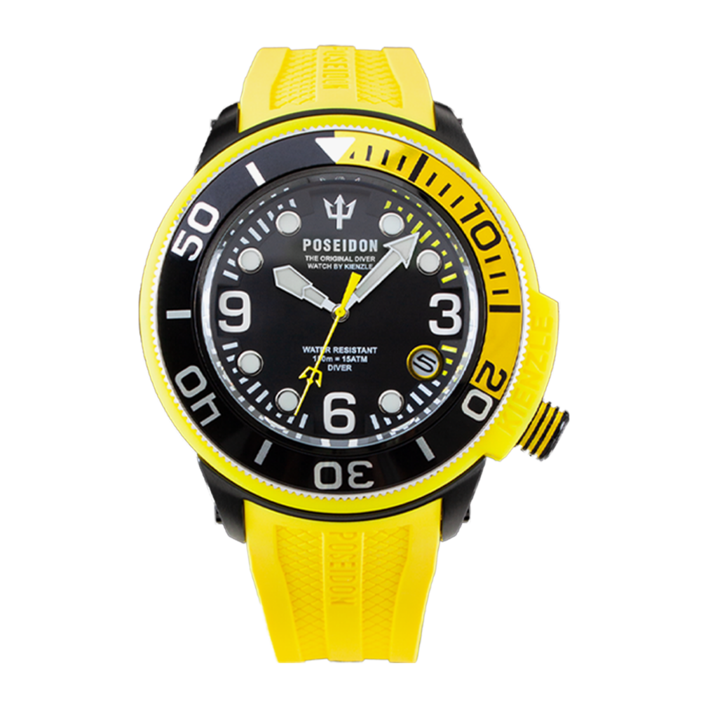 KIENZLE POSEIDON 23 – Orologio Subacqueo 45mm Acciaio | Miyota 2115 15 ATM
