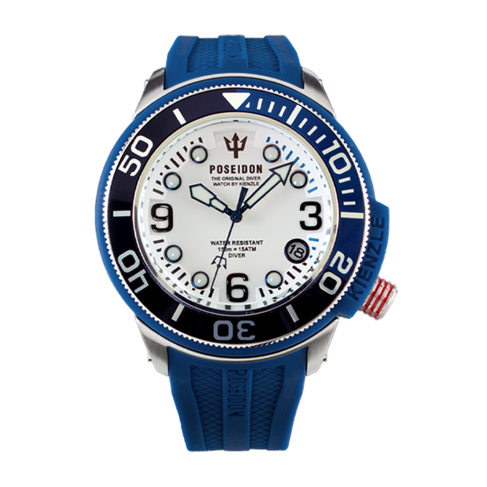 KIENZLE POSEIDON 23 – Orologio Subacqueo 45mm Acciaio | Miyota 2115 15 ATM