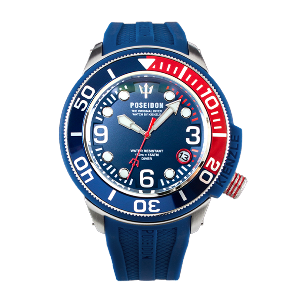 KIENZLE POSEIDON 23 – Orologio Subacqueo 45mm Acciaio | Miyota 2115 15 ATM