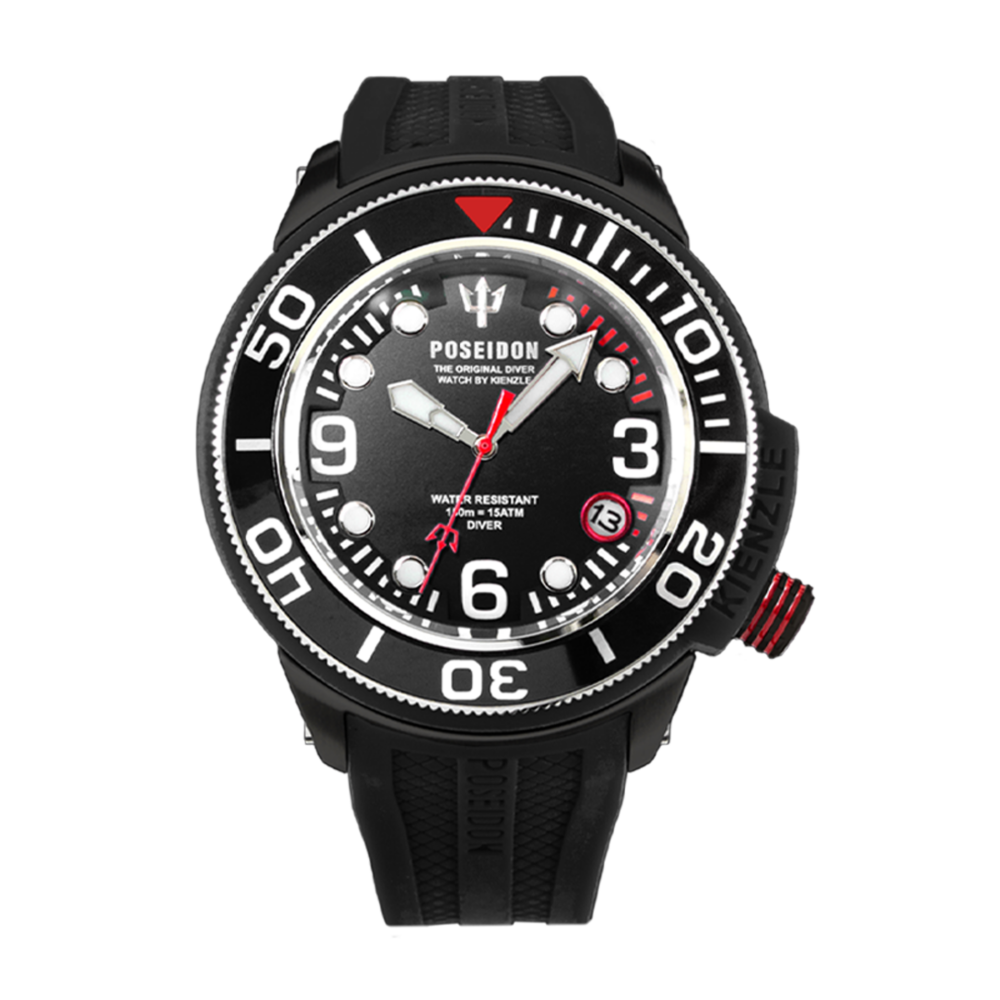 KIENZLE POSEIDON 24 – Orologio Subacqueo 45mm Acciaio | Miyota 2115 15 ATM