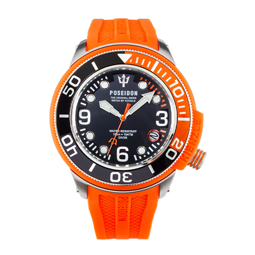 KIENZLE POSEIDON 23 – Orologio Subacqueo 45mm Acciaio | Miyota 2115 15 ATM