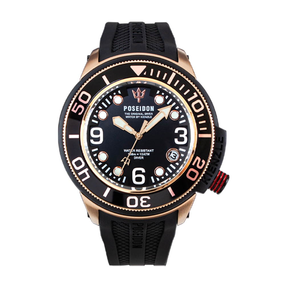 KIENZLE POSEIDON 23 – Orologio Subacqueo 45mm Acciaio | Miyota 2115 15 ATM