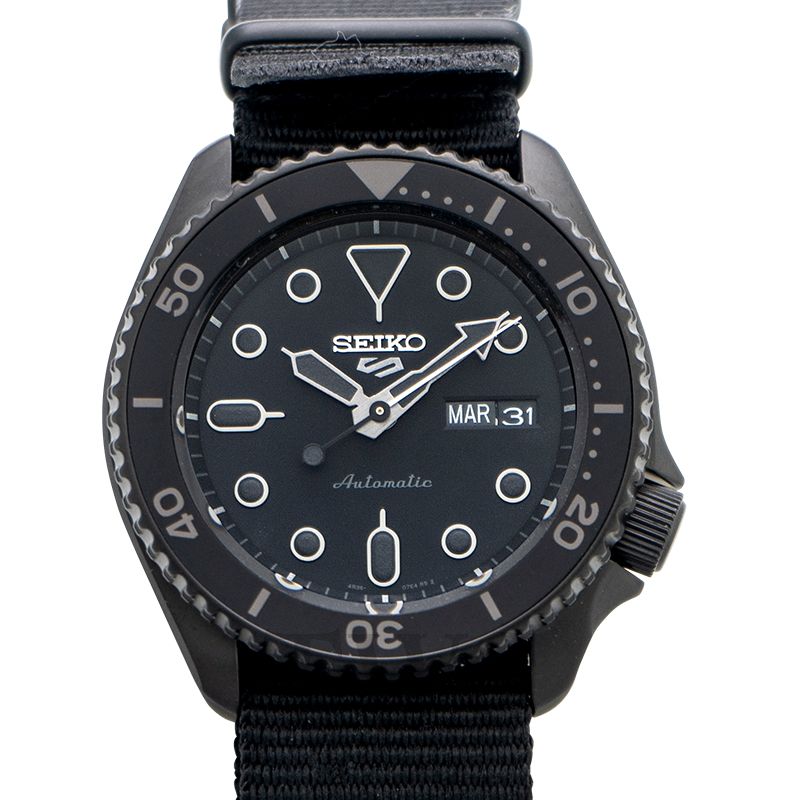 OROLOGIO SEIKO 5 SPORTS SKX STREET STYLE AUTOMATICO NERO