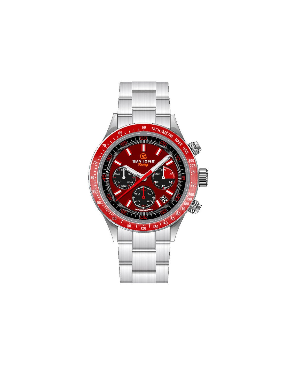 Avion - Orologio Uomo Racing cronografo rosso