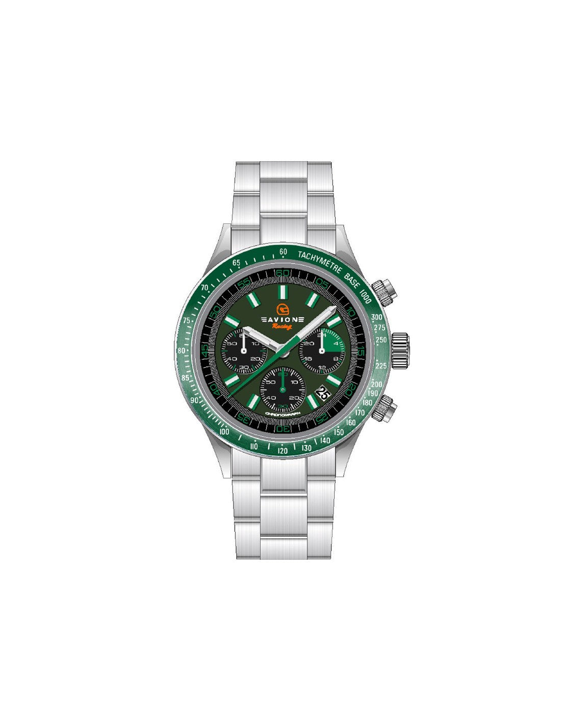 Avion - Orologio Uomo Racing cronografo verde