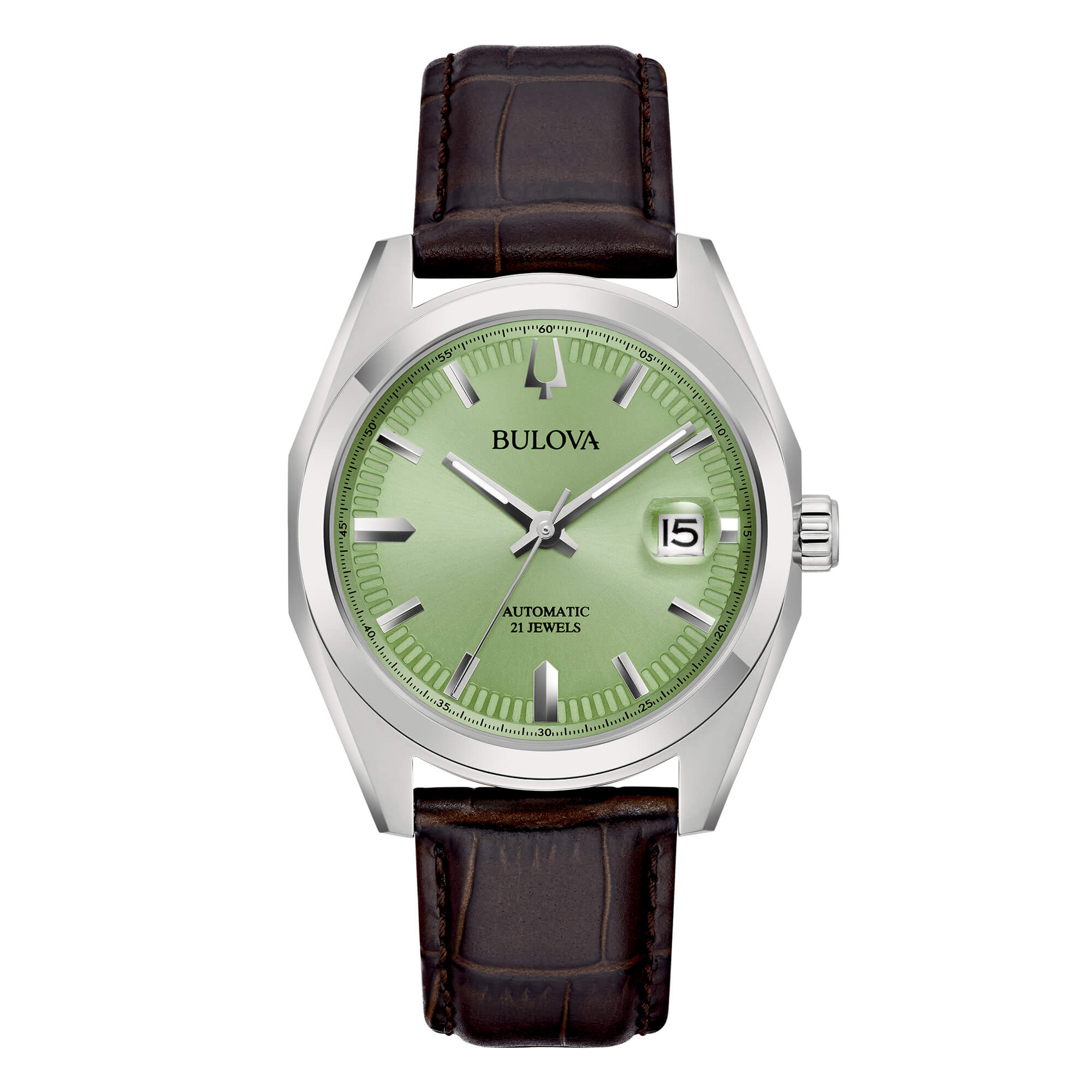 Orologio Bulova Surveyor Automatic Verde Acciaio 39 mm