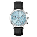 Orologio Bulova Cronografo Cinturino Pelle Quadrante Ice High Precision 262 kHz