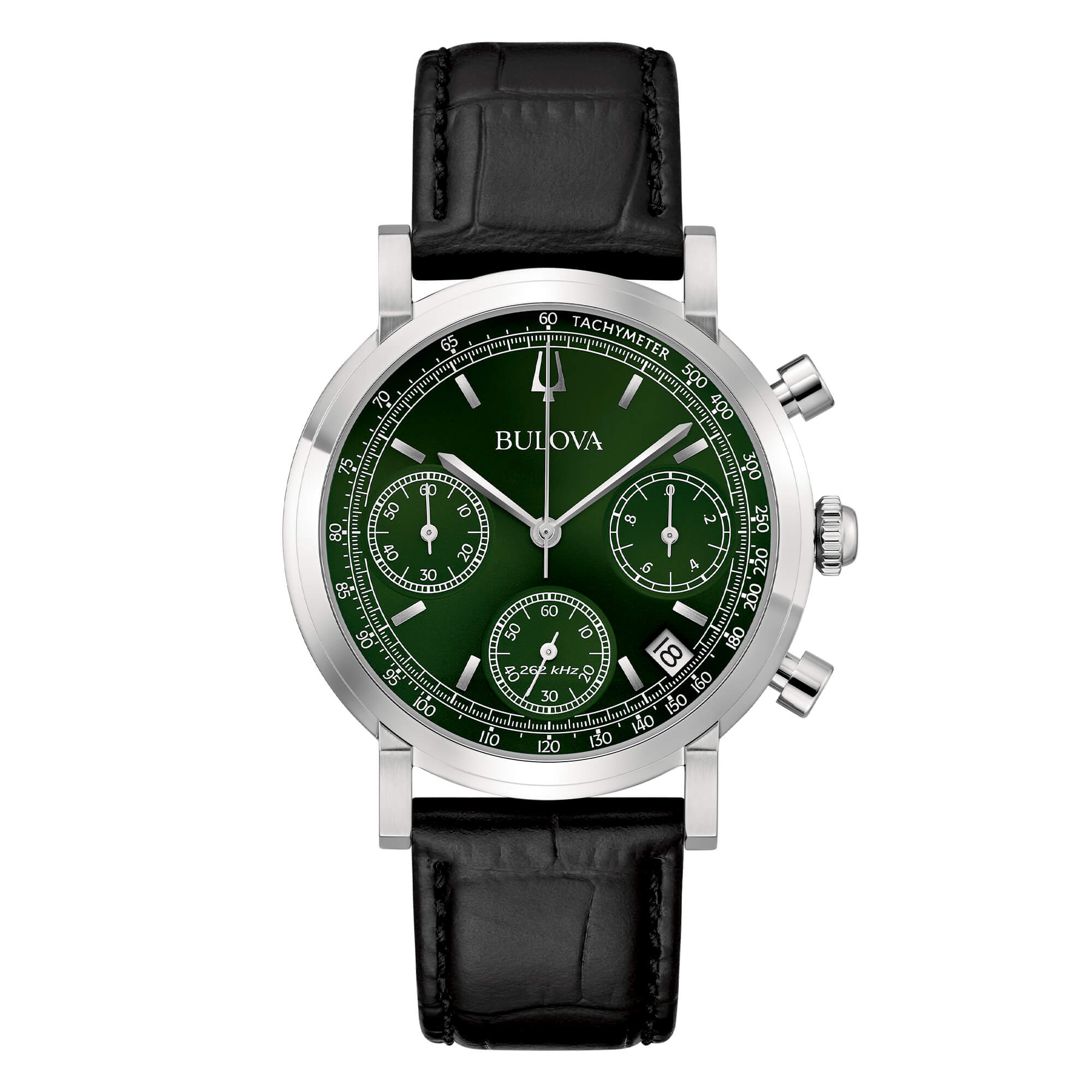 Orologio Bulova Cronografo Quadrante Verde High Precision 262 kHz