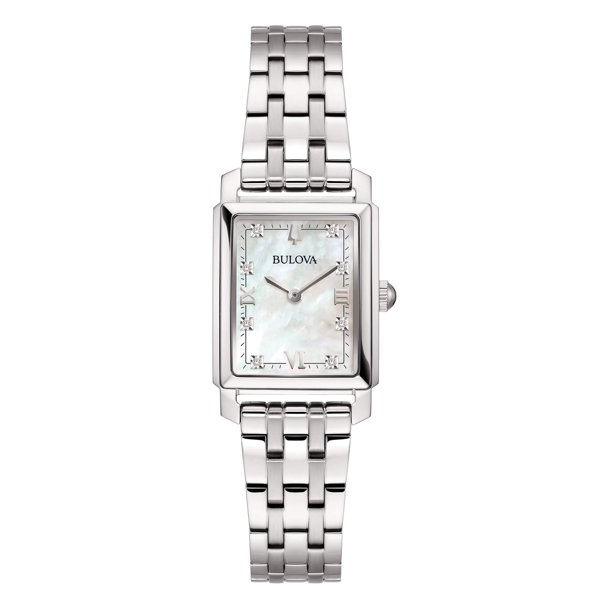 Orologio Bulova Lady Quadrato Diamanti