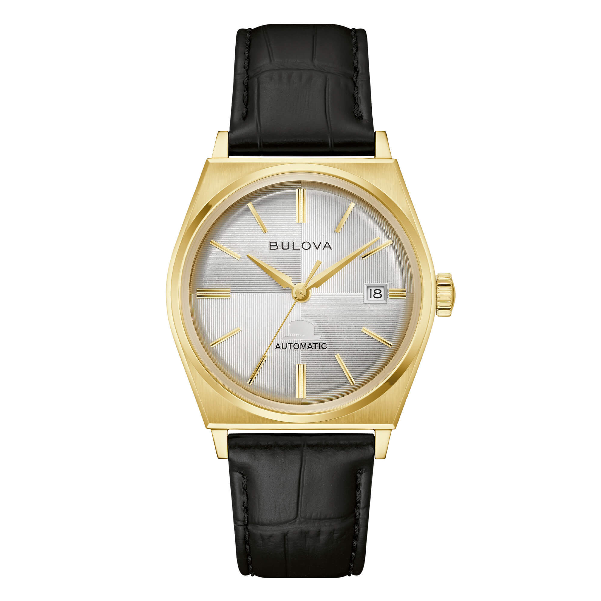 Nuovo Bulova FRANK SINATRA Gold Cinturino Pelle