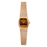 Orologio Bulova Lady Goddess of Time Oro Rosa con Quadrante in Occhio di Tigre