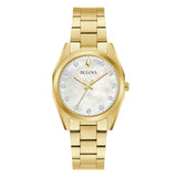 Orologio Bulova Lady Survayor Gold Quadrante Madreperla Diamanti
