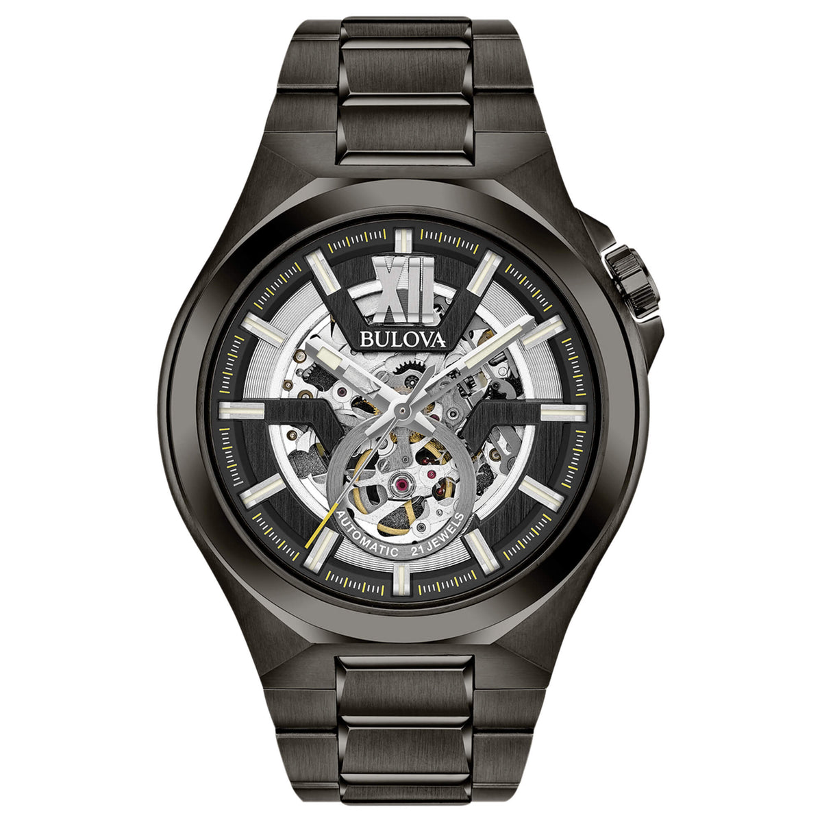 Orologio Bulova Maquina Skeleton Gunmetal 46 mm