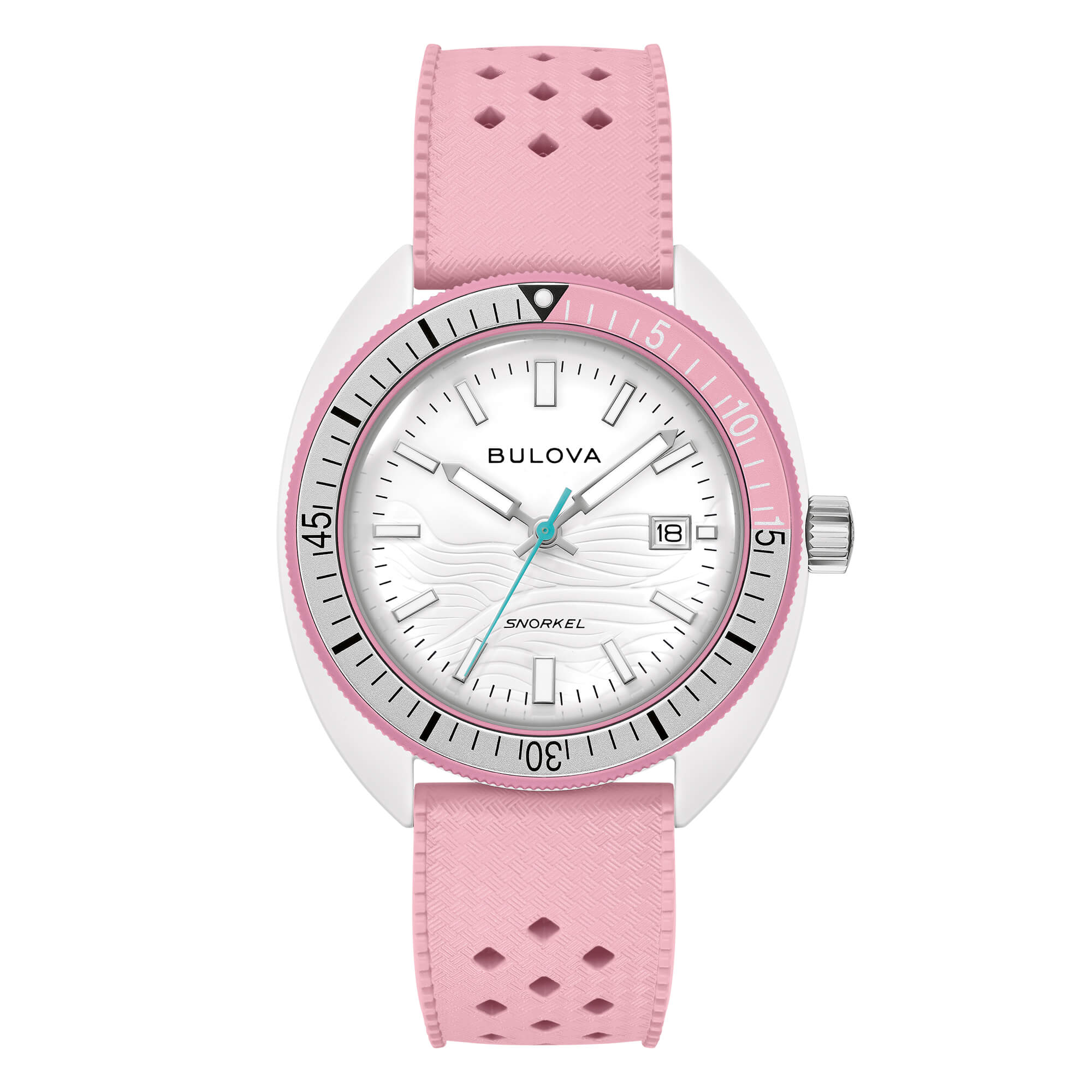 Orologio Bulova Snorkel Caucciù Rosa