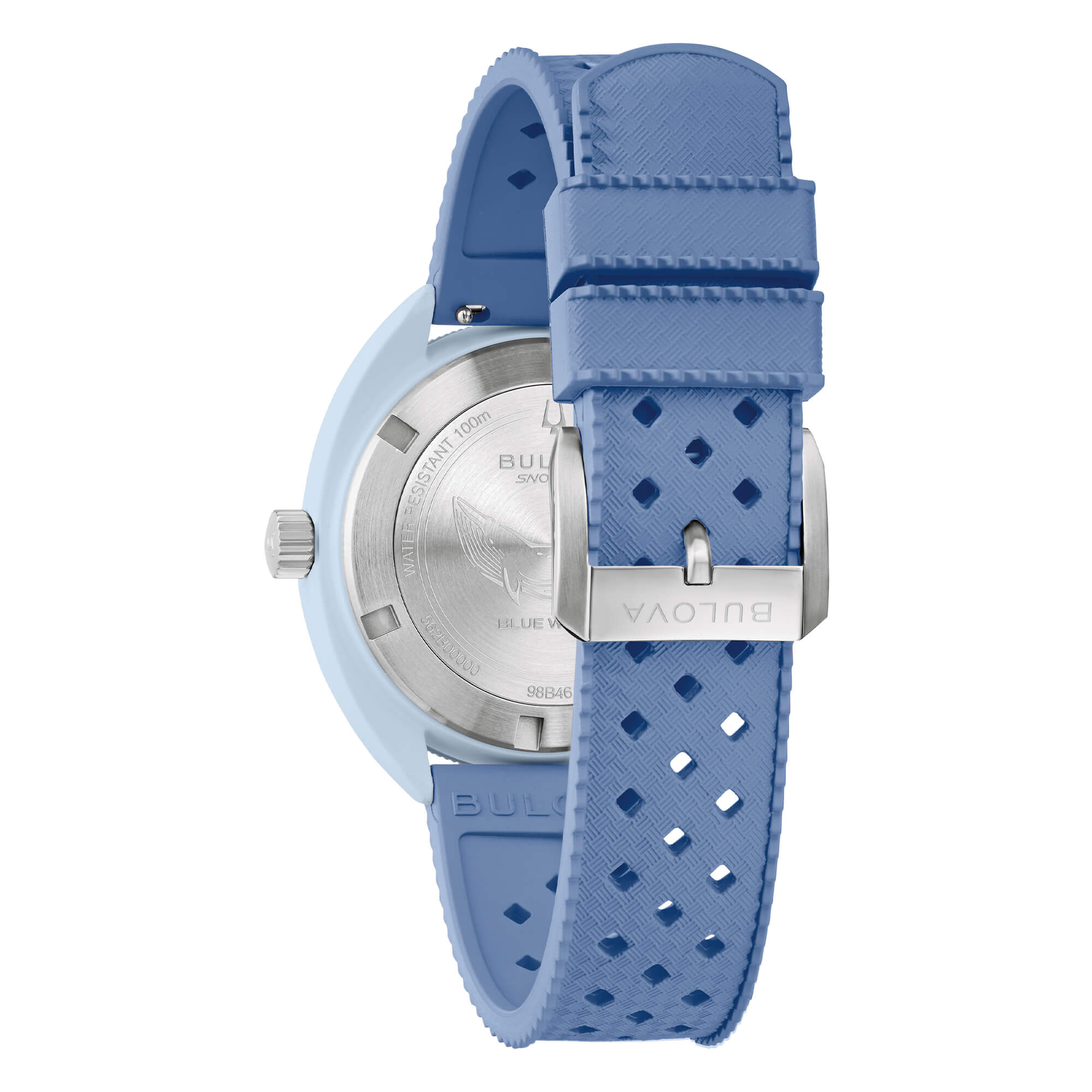 Bulova Snorkel Cinturino Caucciu' Colore Lilla