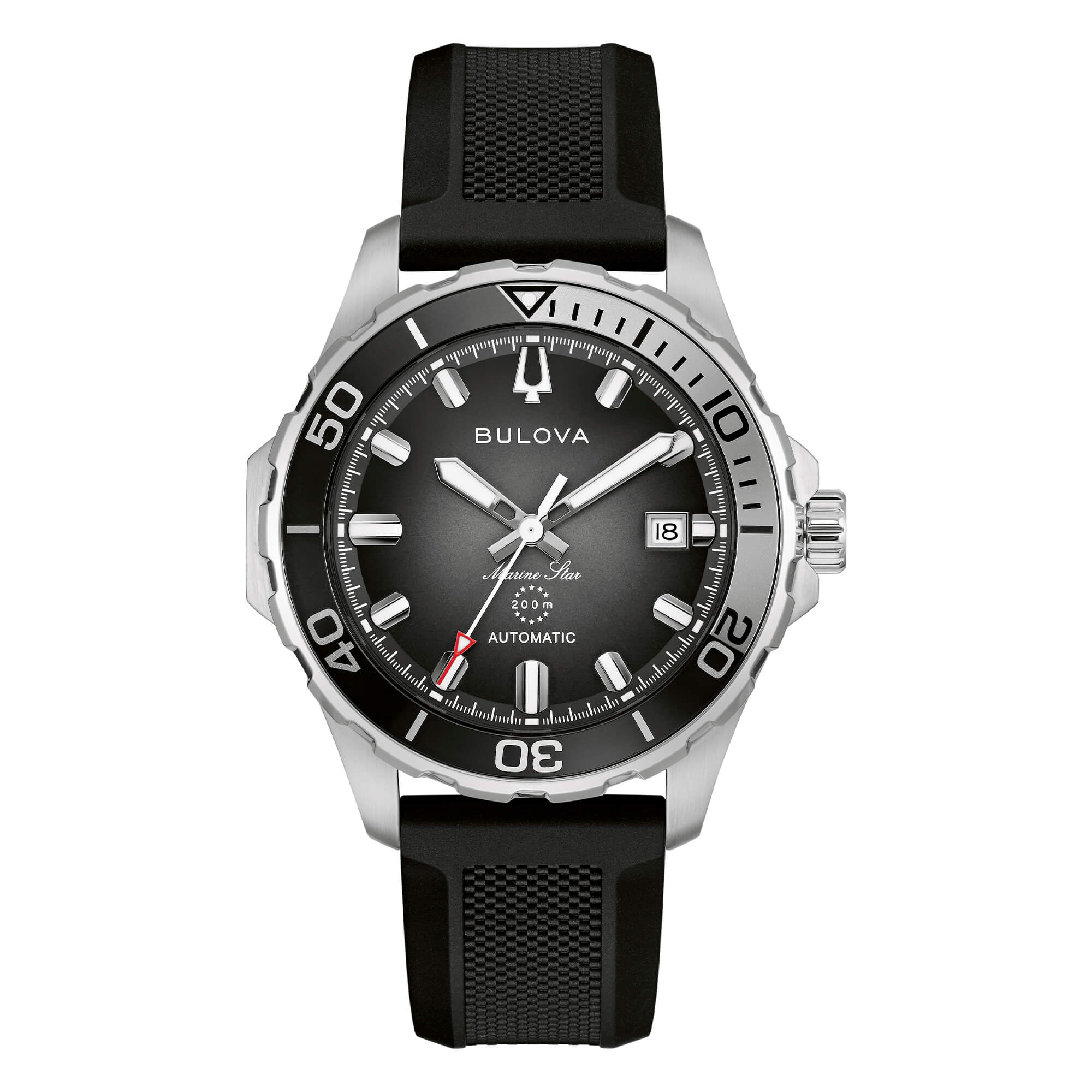 Orologio Bulova Marine Star Grigio Cinturino Caucciù