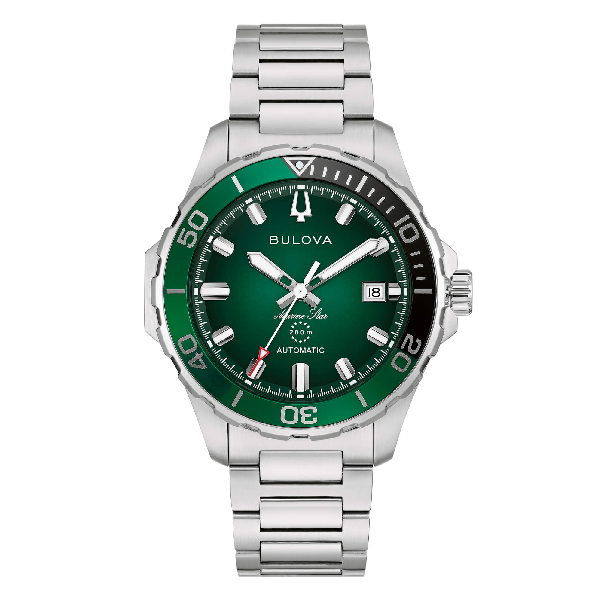 Orologio Bulova Marin Star Quadrante Verde Acciaio