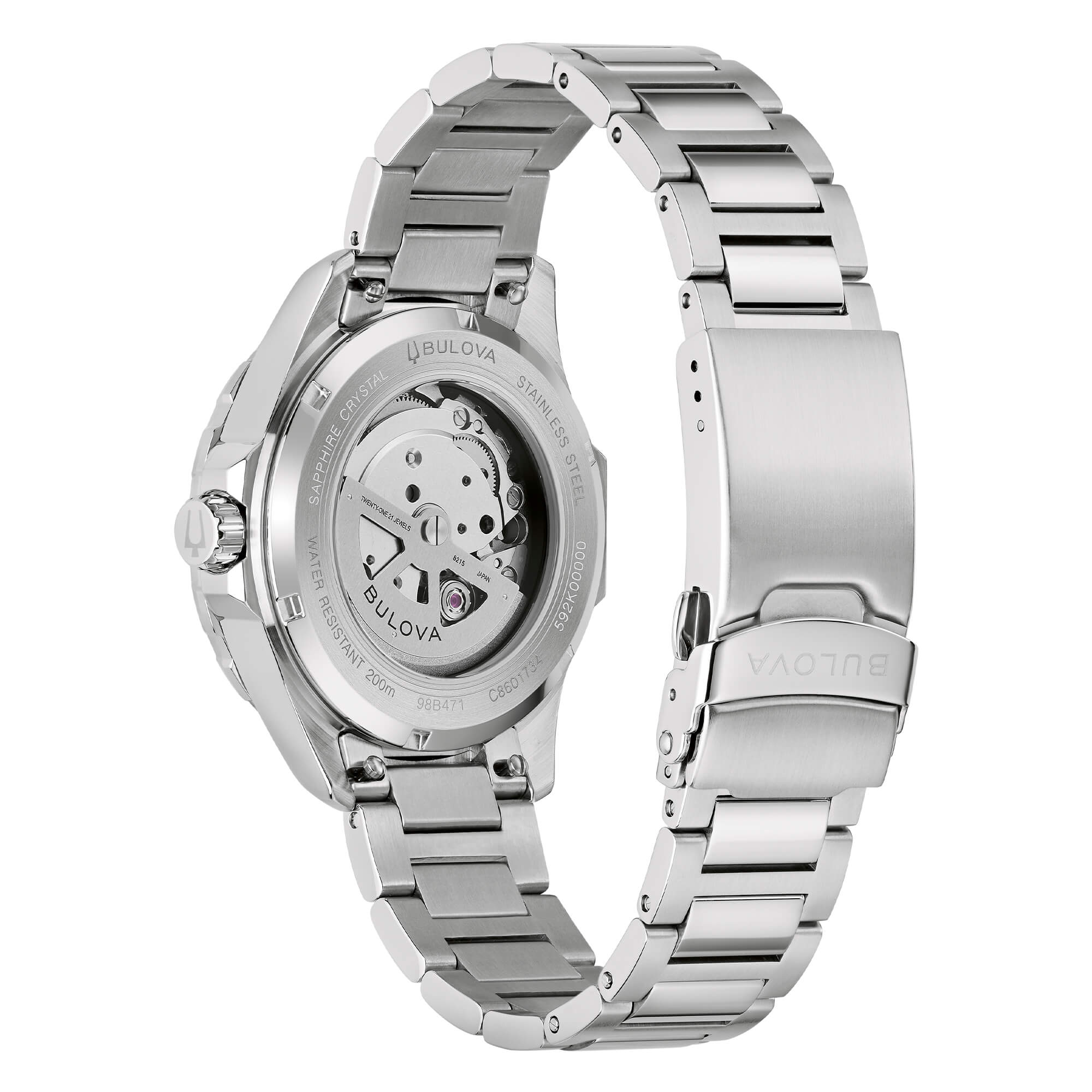 Orologio Bulova Marin Star Quadrante Verde Acciaio