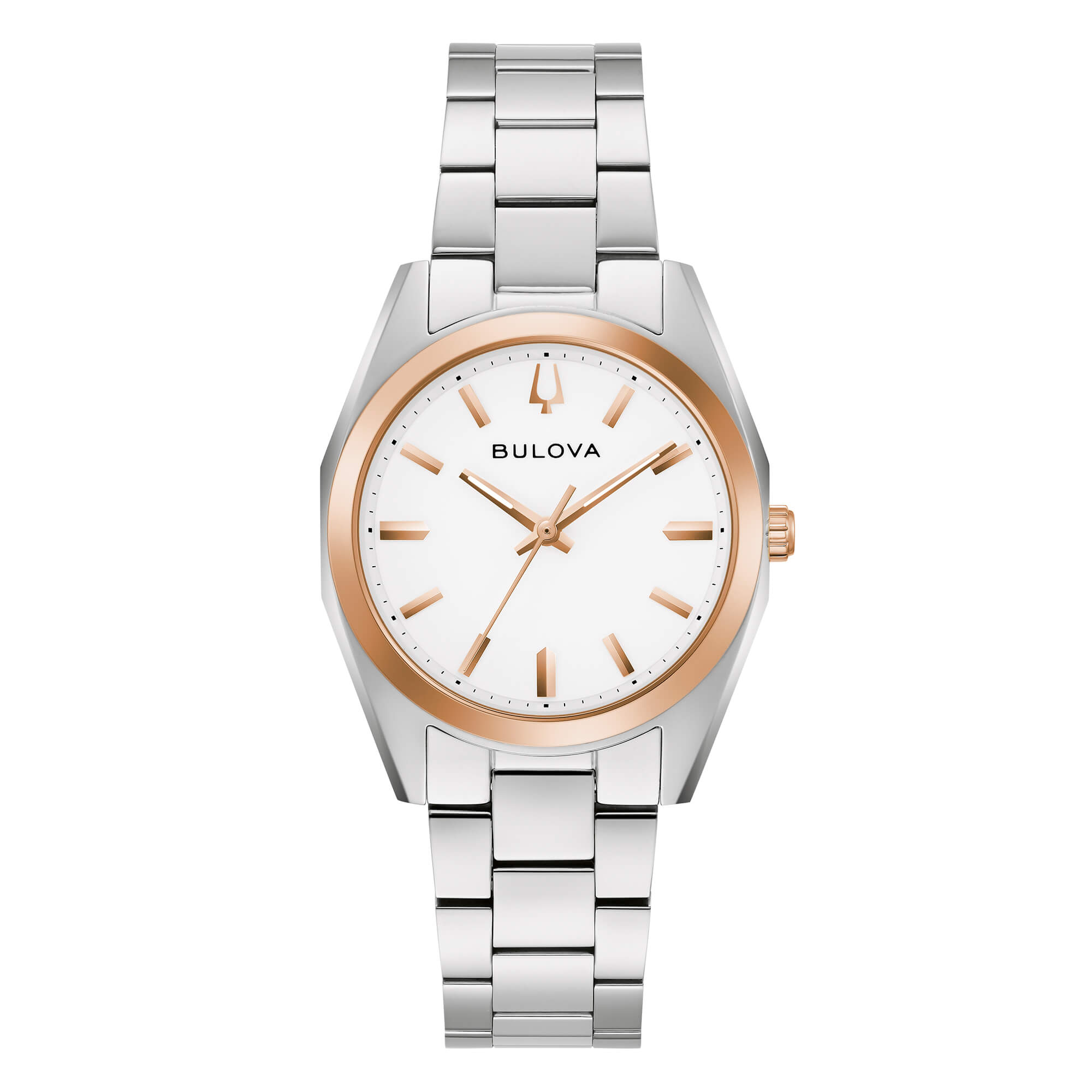 Orologio Bulova Lady Survayor Acciaio Ghiera Rosè