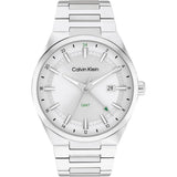 Calvin Klein Distinguish GMT Silver Dial