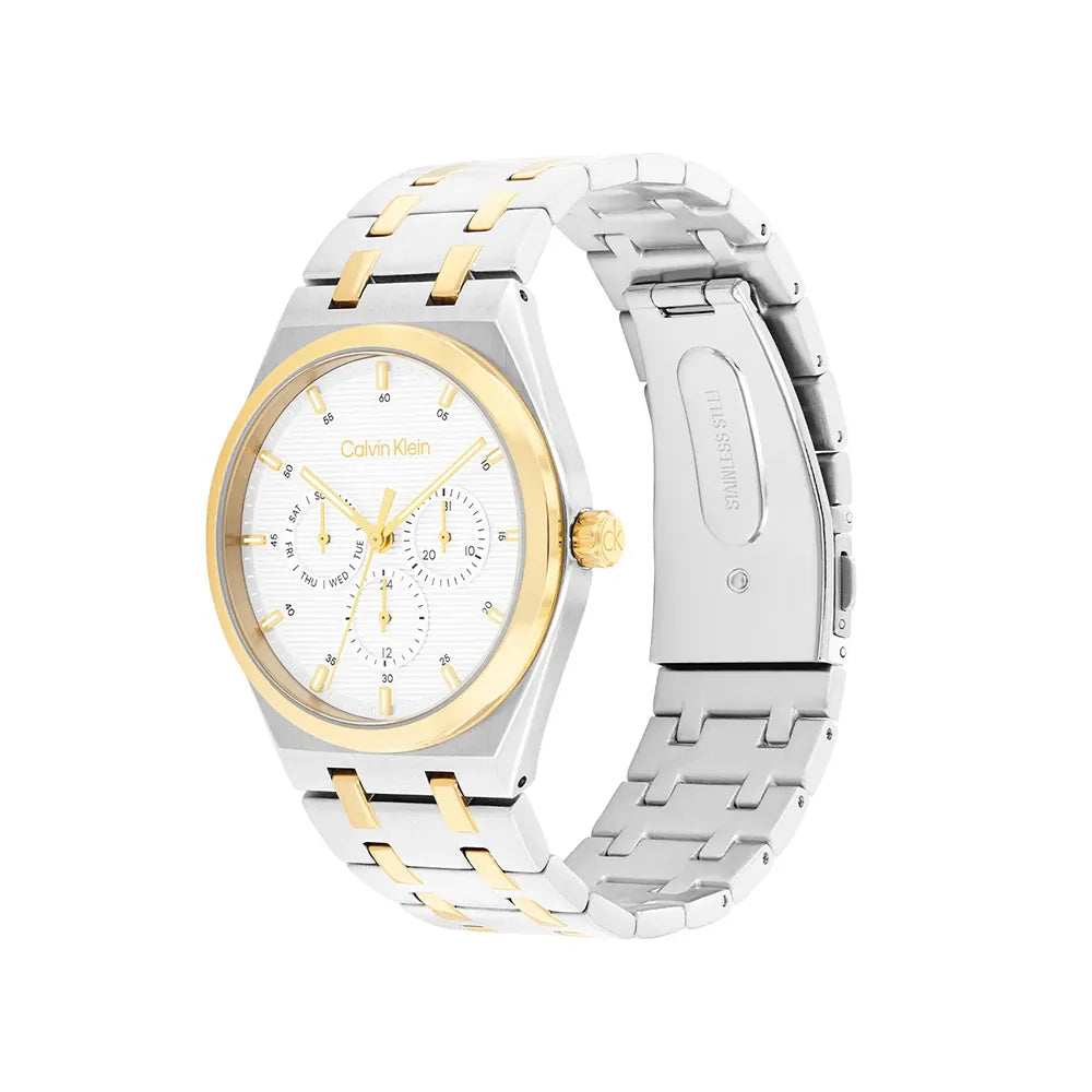 Orologio Calvin Klein Motion Bicolore White Dial