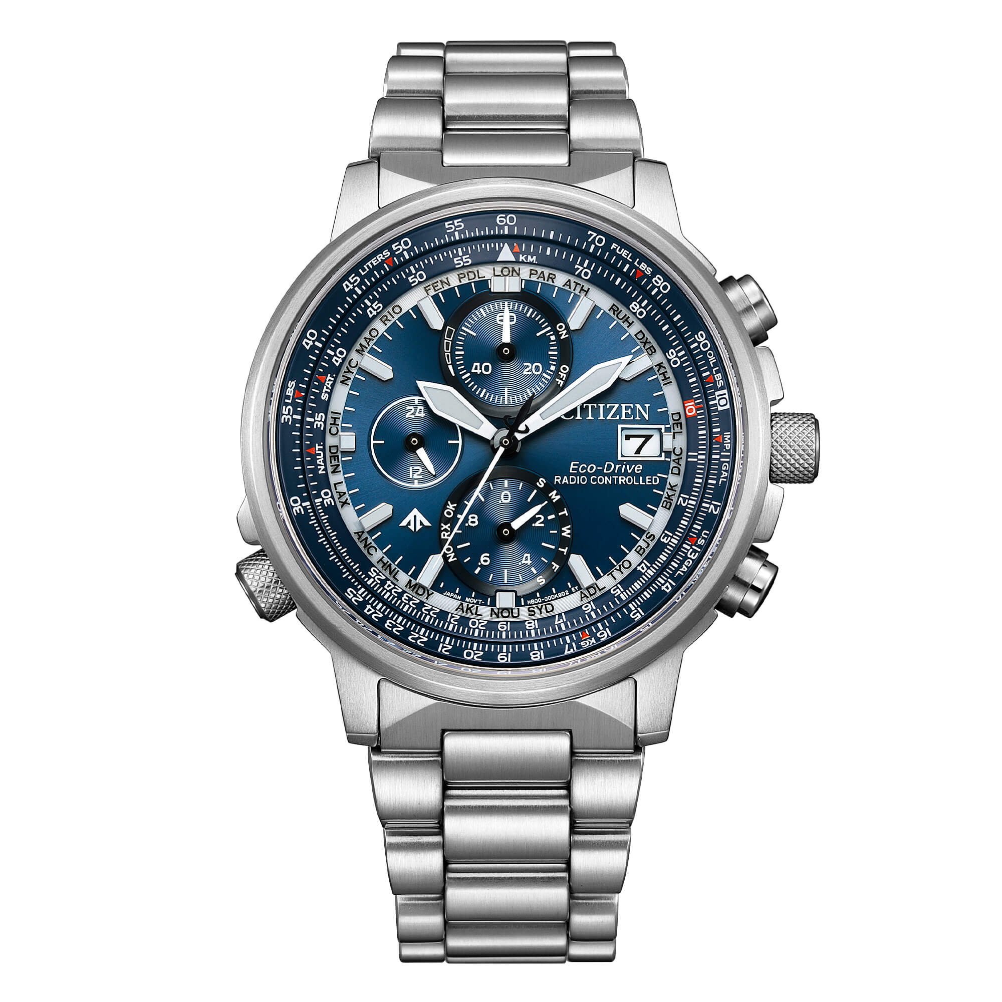 Crono Pilot Acciaio 41mm