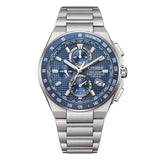 Citizen Radiocontrollato H804 Super Titanium Eco-Drive Blu