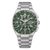 Citizen Radiocontrollato H804 Super Titanium Eco-Drive Verde