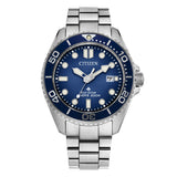 Orologio Citizen Diver's Eco Drive 200 mt 40mm Quadrante Blu