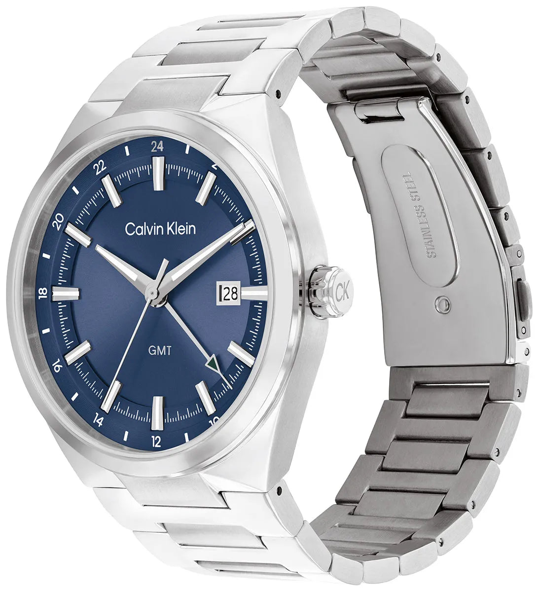 Calvin Klein Distinguish GMT Blue Dial