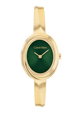 Calvin Klein Twisted Bezel Green Sunray