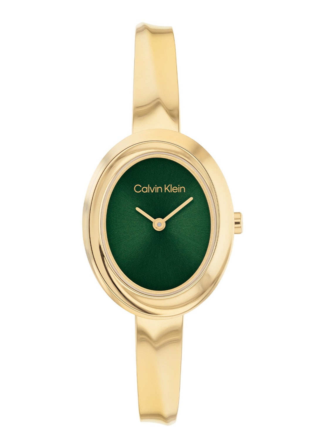 Calvin Klein Twisted Bezel Green Sunray